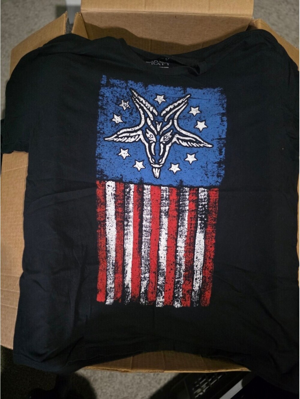 Blackcraft US flag shirt Size XL